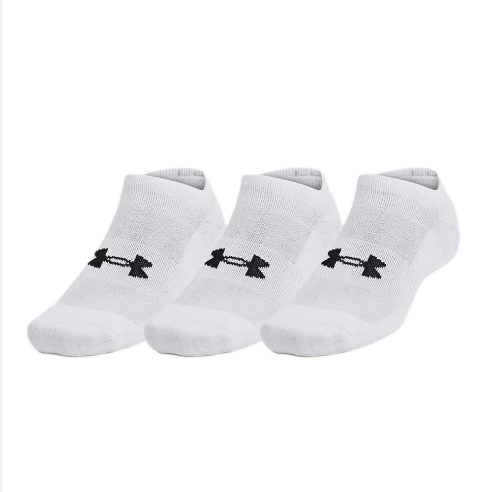 X3 Paires de Chaussettes Blanc Mixte Under Armour Unisex pas cher