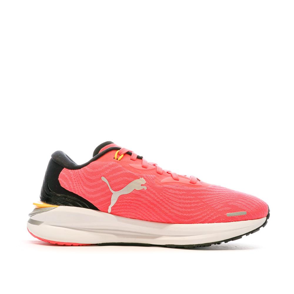 Chaussures de running Rose/Noire Femme Puma Electrify Nitro 2 vue 2