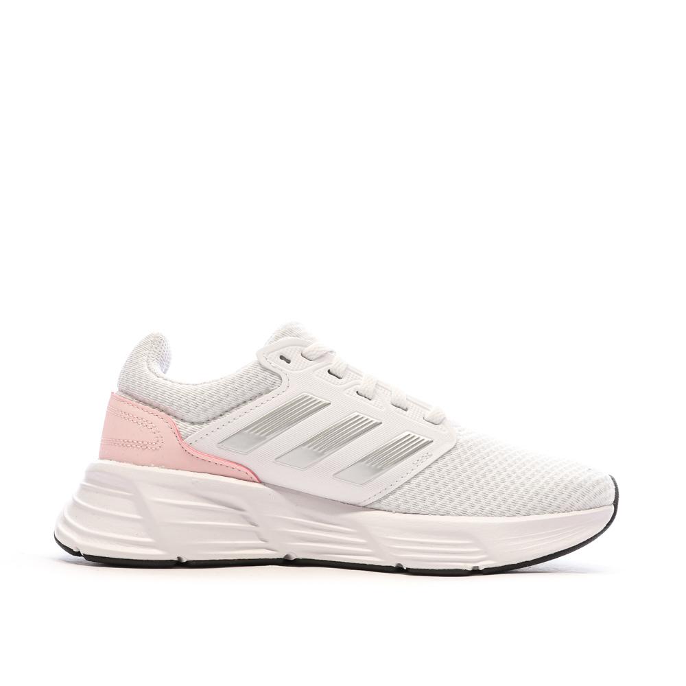 Chaussures de running Blanches Femme Adidas Galaxy 6 vue 2