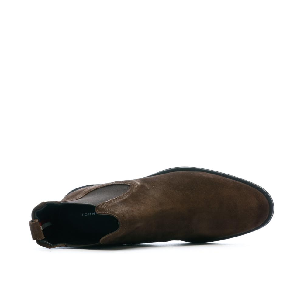 Bottines Marrons Homme Tommy Hilfiger Chelsea vue 4