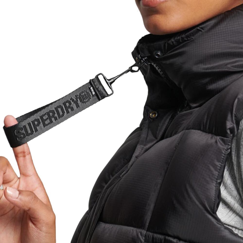 Doudoune sans manches Noire Femme Superdry Code vue 3