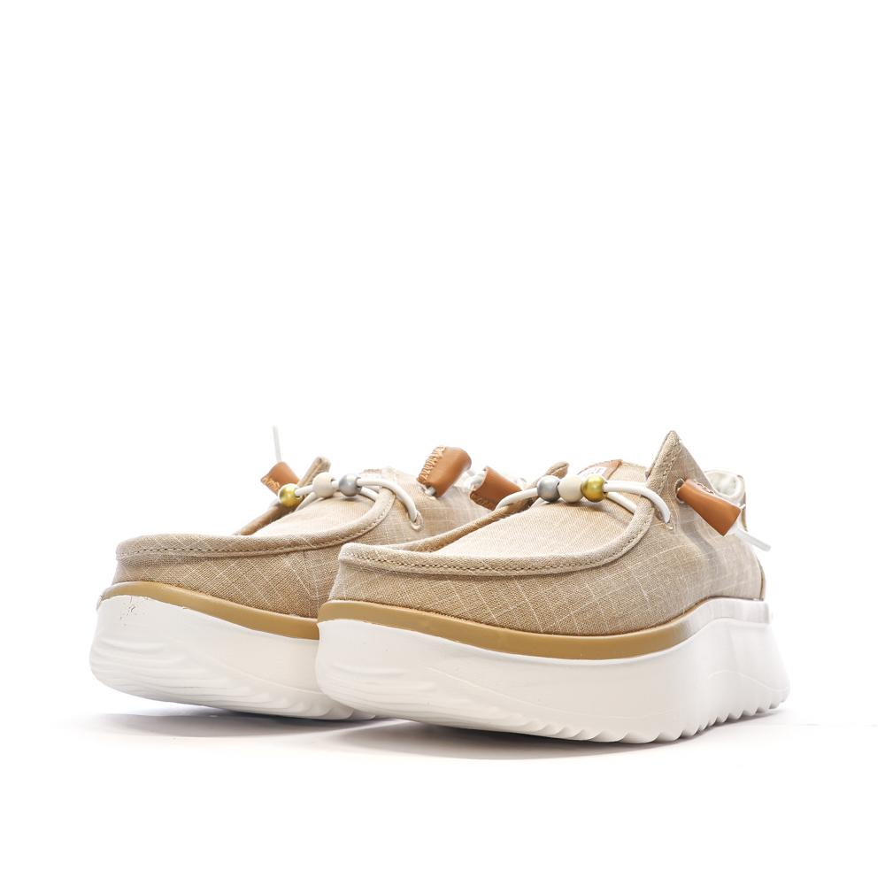Chaussures Beiges/Dorées Femme Hey Dude Wally Sport Mesh vue 6