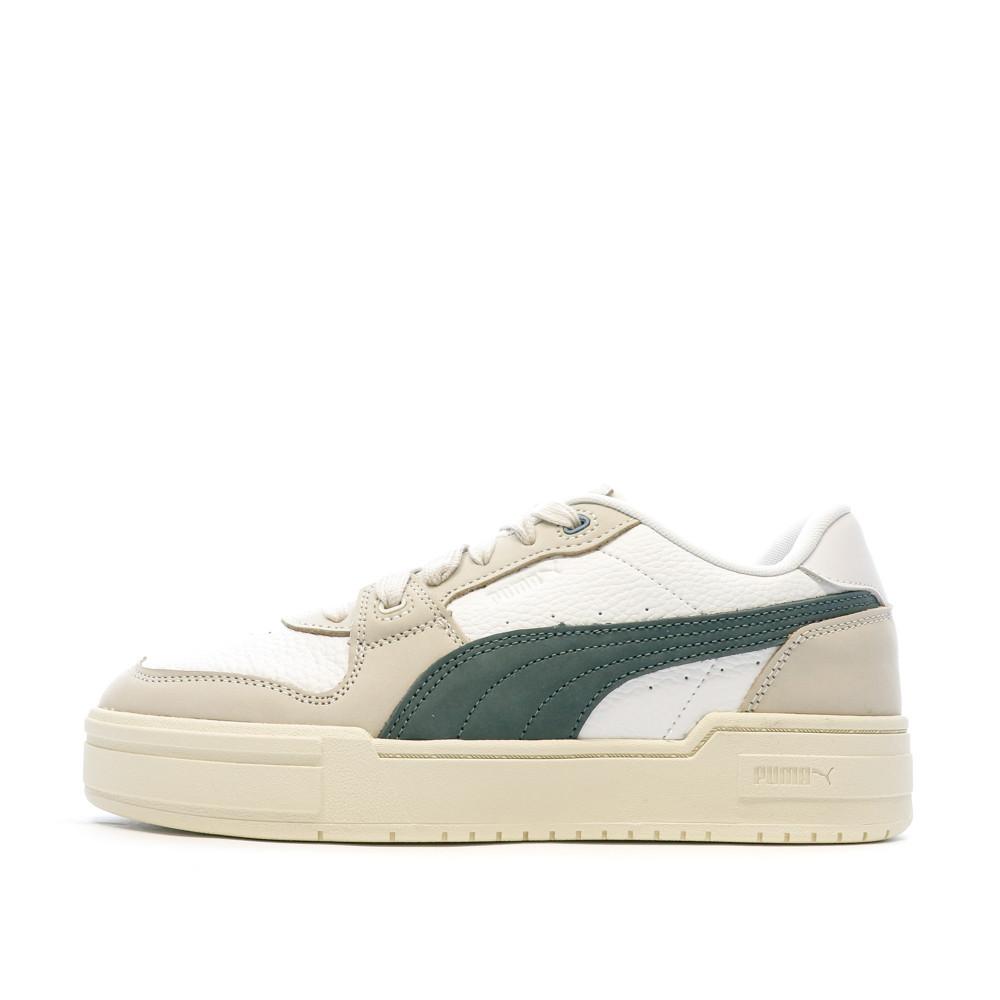 Baskets Blanc/Beige/Vert Homme Puma Ca Pro Lux pas cher