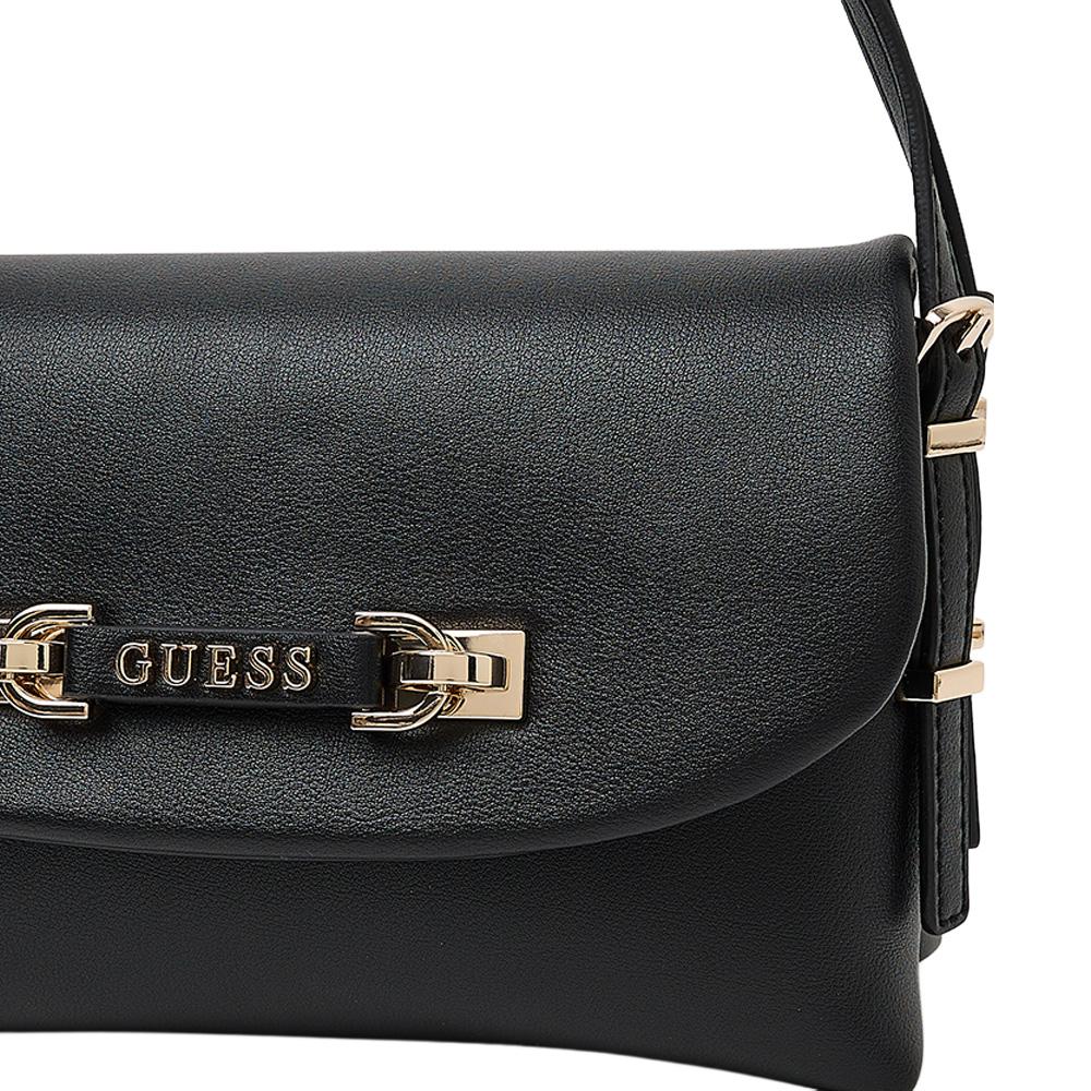 Sac à Bandoulière Noir Femme Guess Lefia vue 3