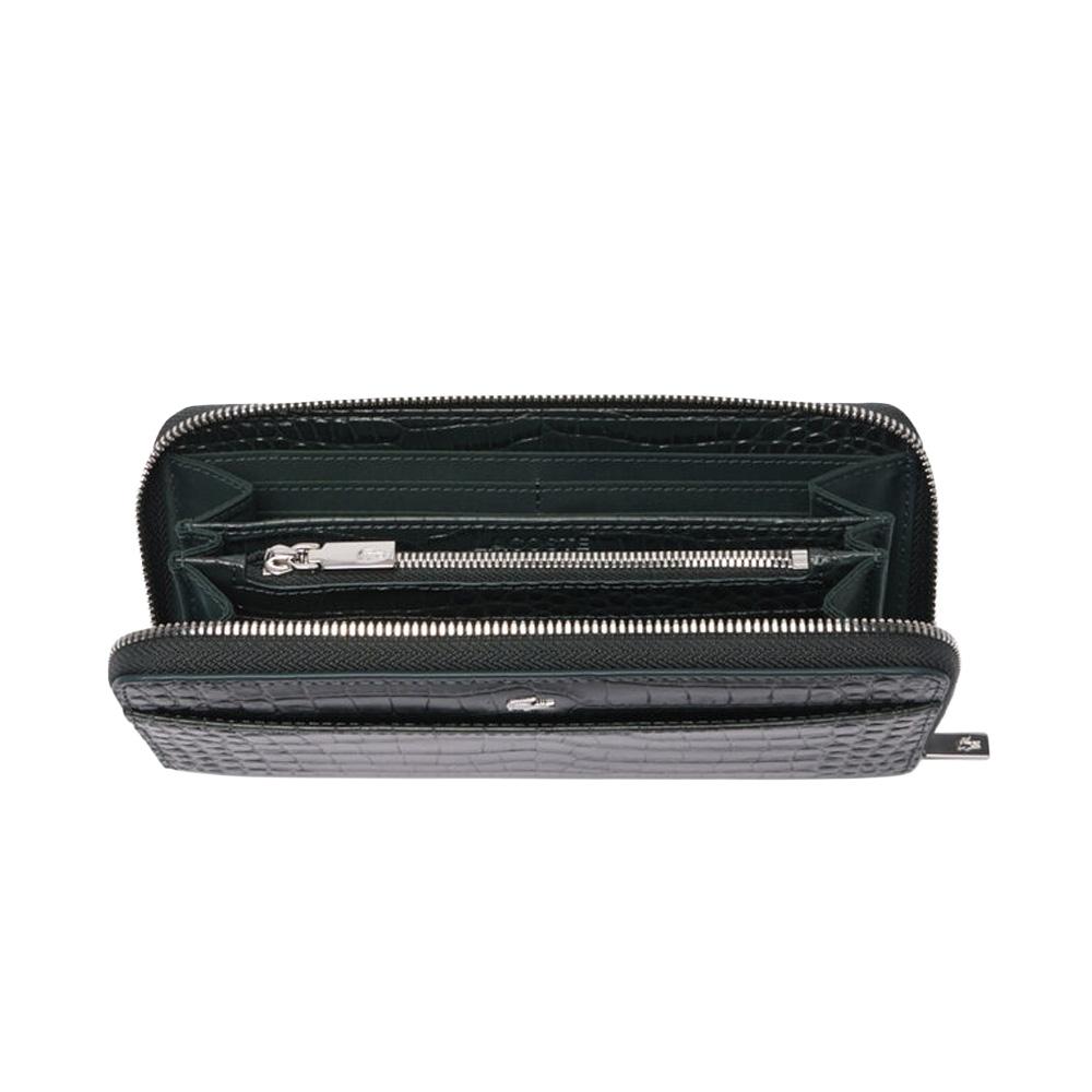 Portefeuille Noir Femme Lacoste Chantaco vue 2