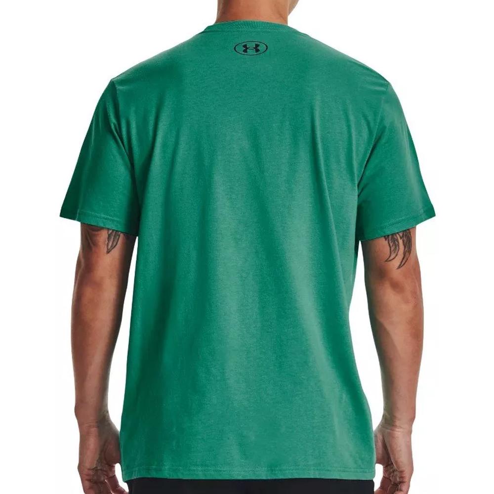 T-shirt Vert Homme Under Armour Sportstyle vue 2