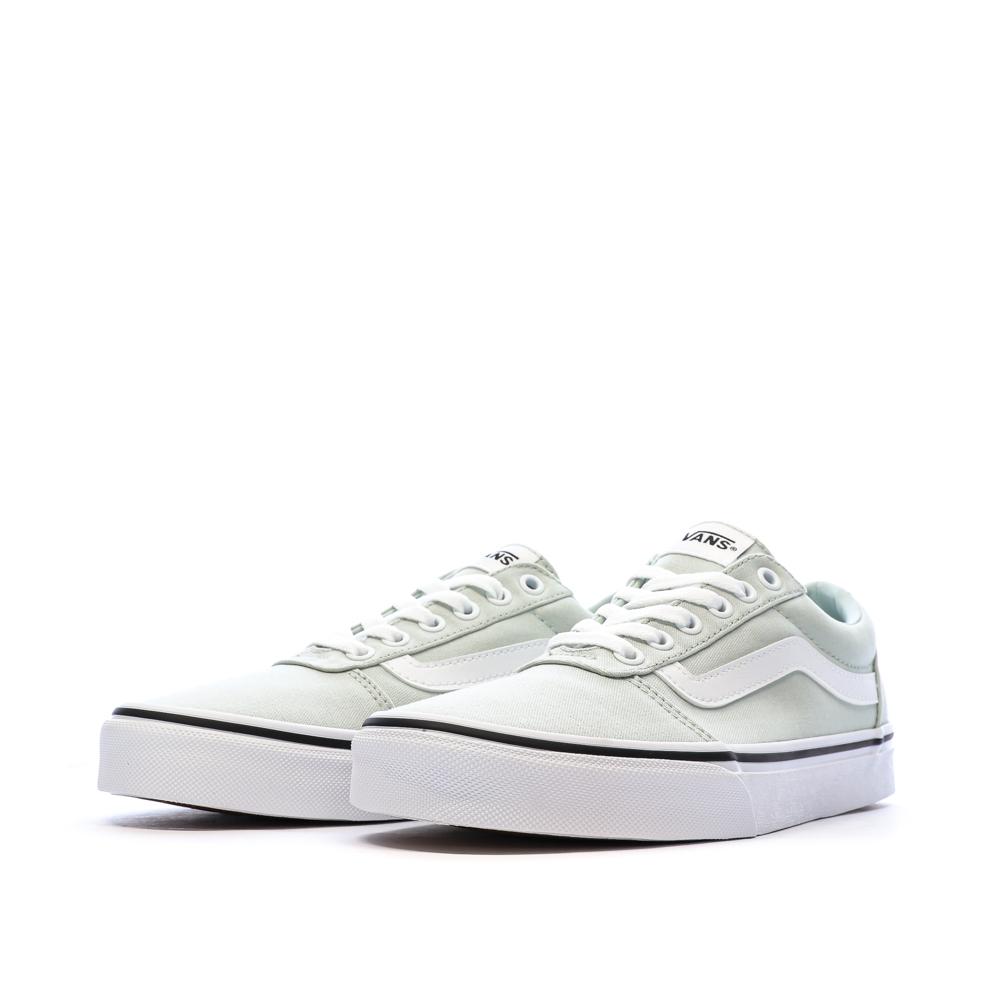 Baskets Vertes d'eau Femme Vans Canvas vue 6