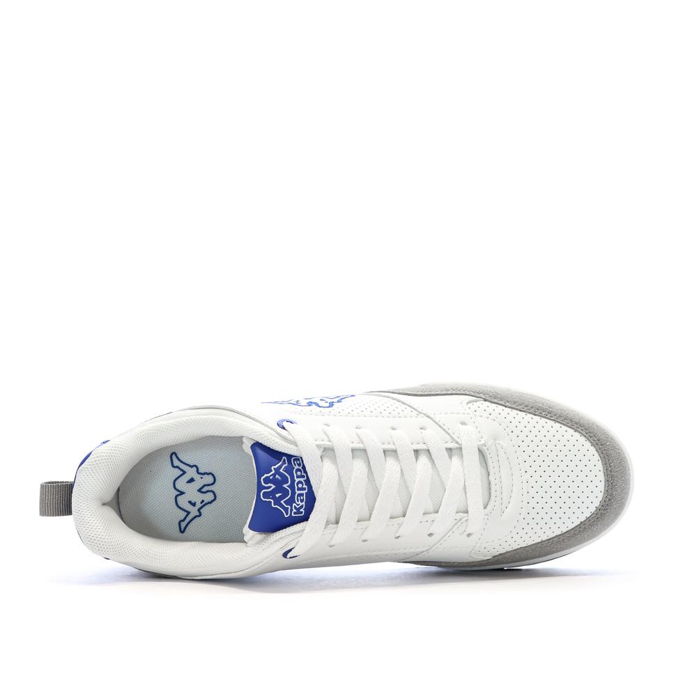 Baskets Blanches/Bleu Homme Kappa Logo Manis vue 4