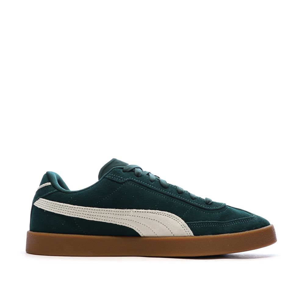 Baskets Vert Foncé Mixte Puma Club vue 2