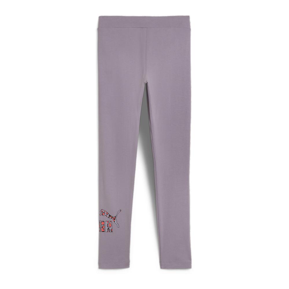 Legging Violet Fille Puma Hypernatural vue 2