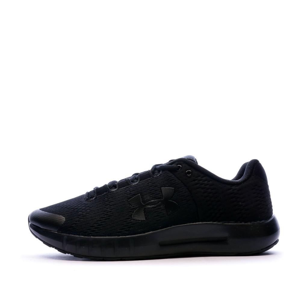 Baskets noires femme Under Armour Micro G Pursuit pas cher