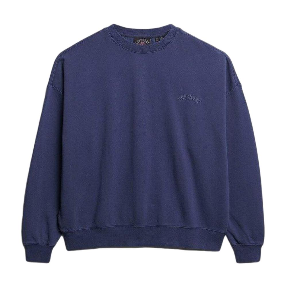 Sweat Bleu Femme Superdry Essential pas cher