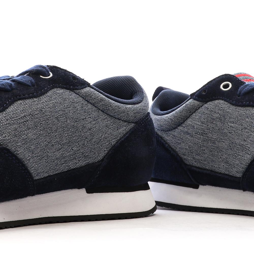 Baskets Marines/Noires Homme Le Coq Sportif Alpha vue 7