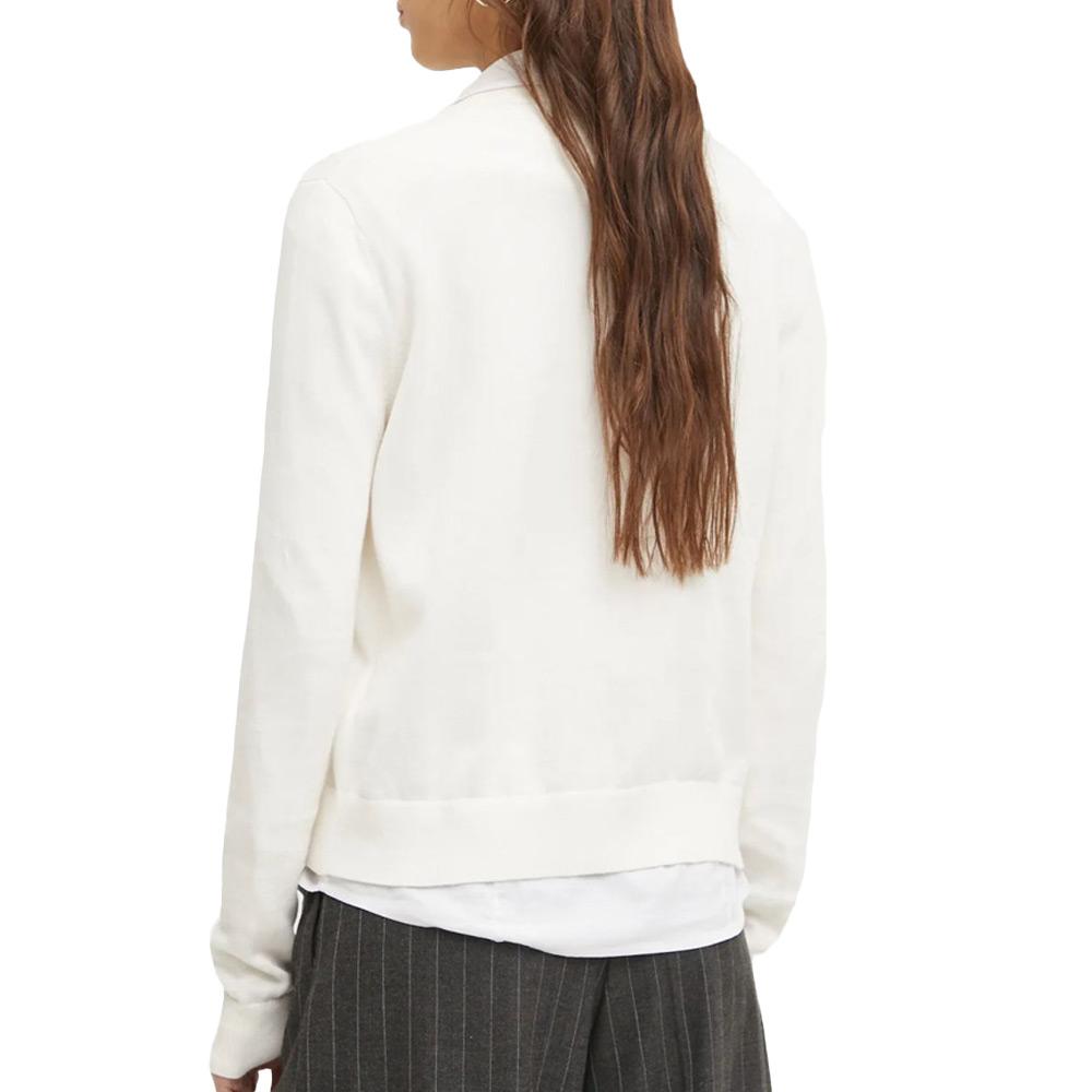 Pull Blanc Femme Tommy Hilfiger Vneck vue 2