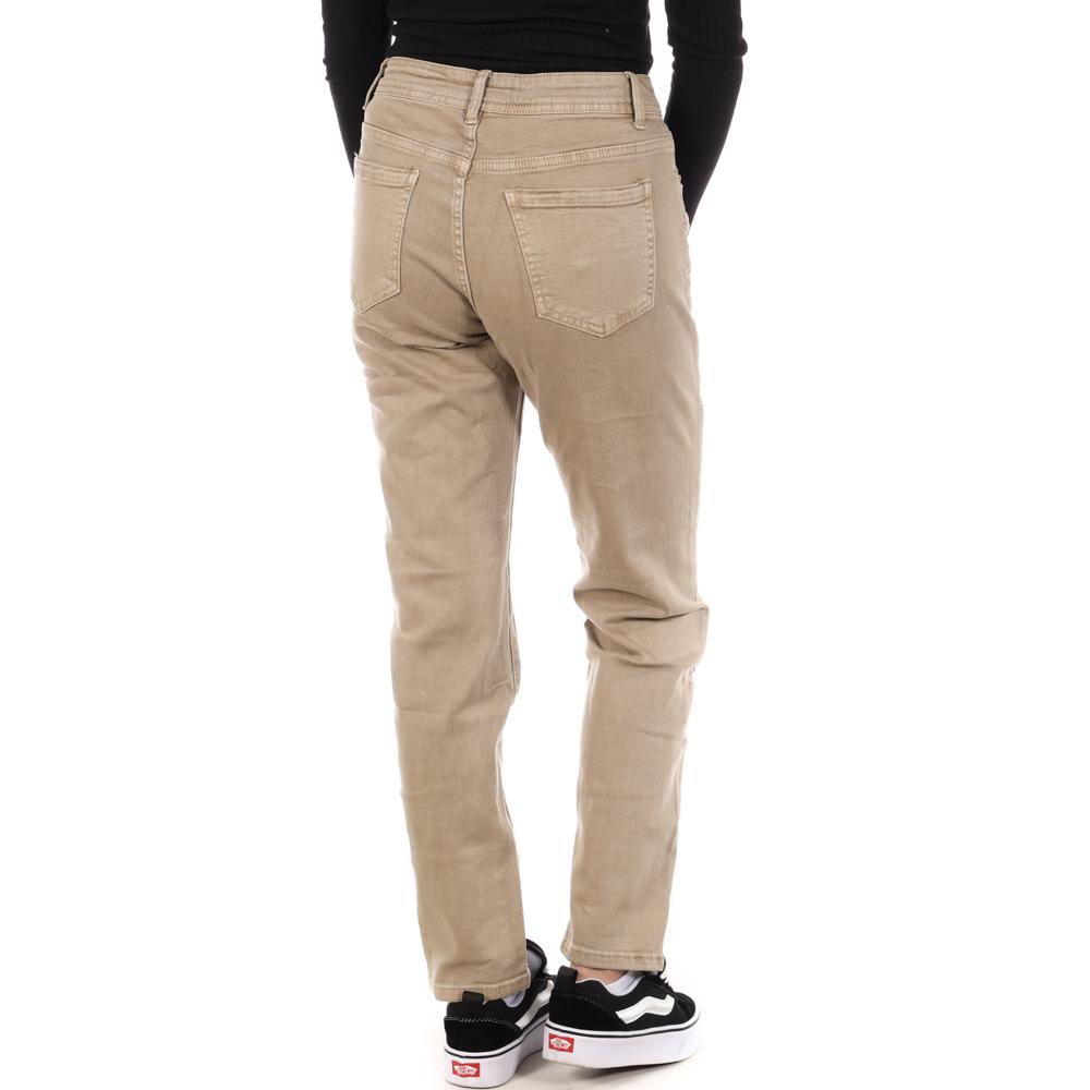 Jean Droit Beige Femme Monday Premium 1833 vue 2