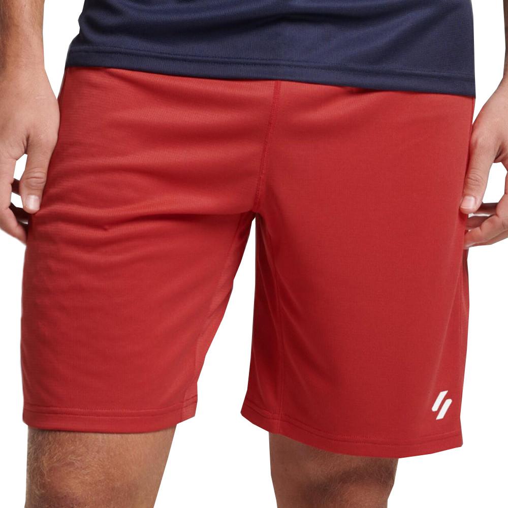 Short de Running Rouge Homme Superdry Core Relaxed pas cher