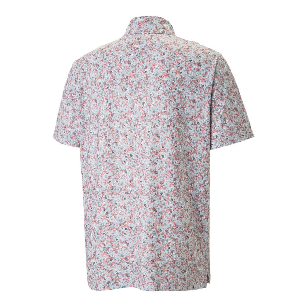 Chemisette de Golf Grise à Motifs Homme Puma Florals vue 2