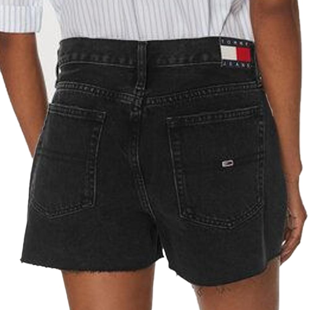 Short en Jean Noir Femme Tommy Hilfiger DW0DW17633-DK vue 2