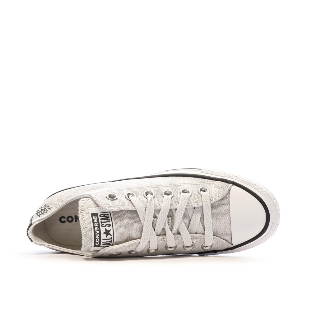 Baskets Grises Homme Converse Chuck Taylor All Star Boro Stitching vue 4