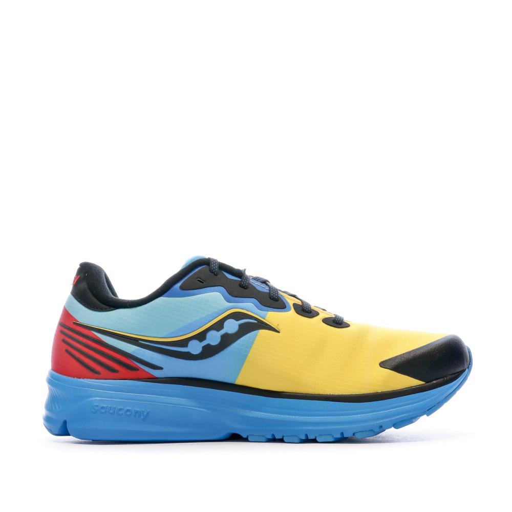 Chaussures de running Bleu Homme Saucony Ride 14 vue 2