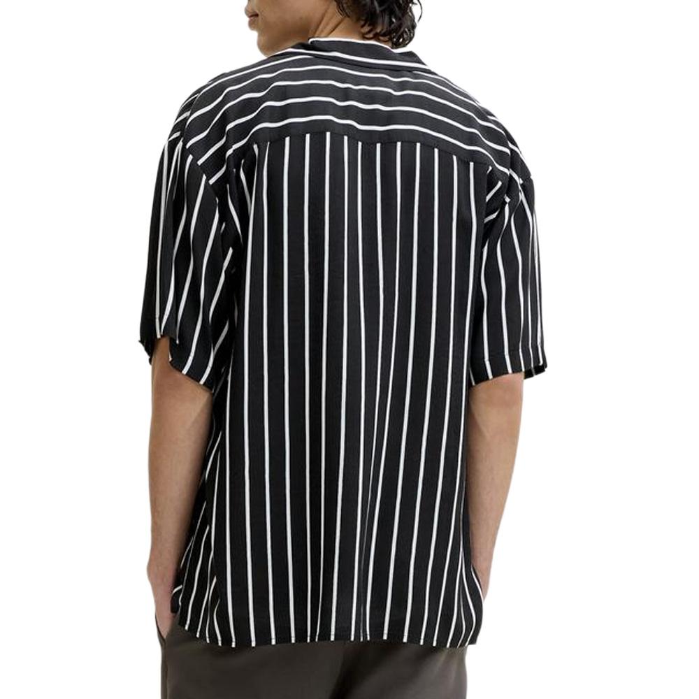 Chemise Blanc/Noir Homme Jack & Jones Jjejeff vue 2