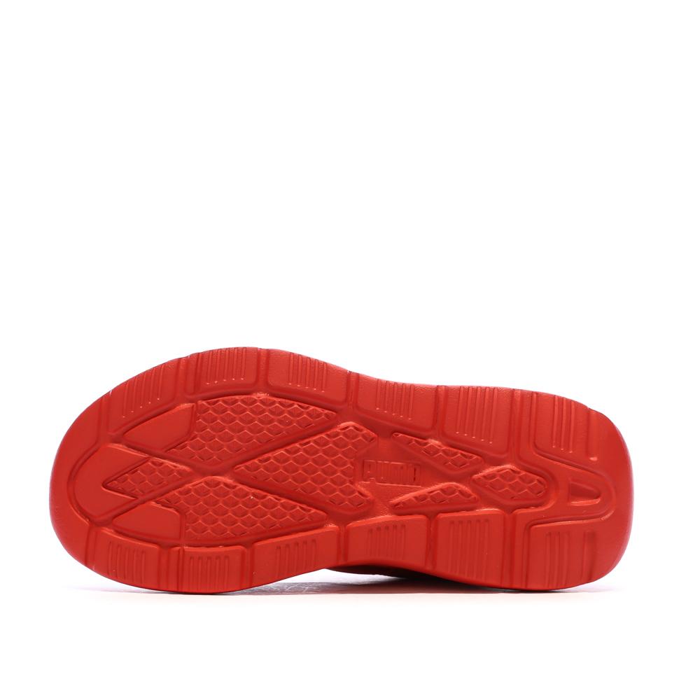 Zapatillas rojas para niño Puma Soft Wired 2 ver 5