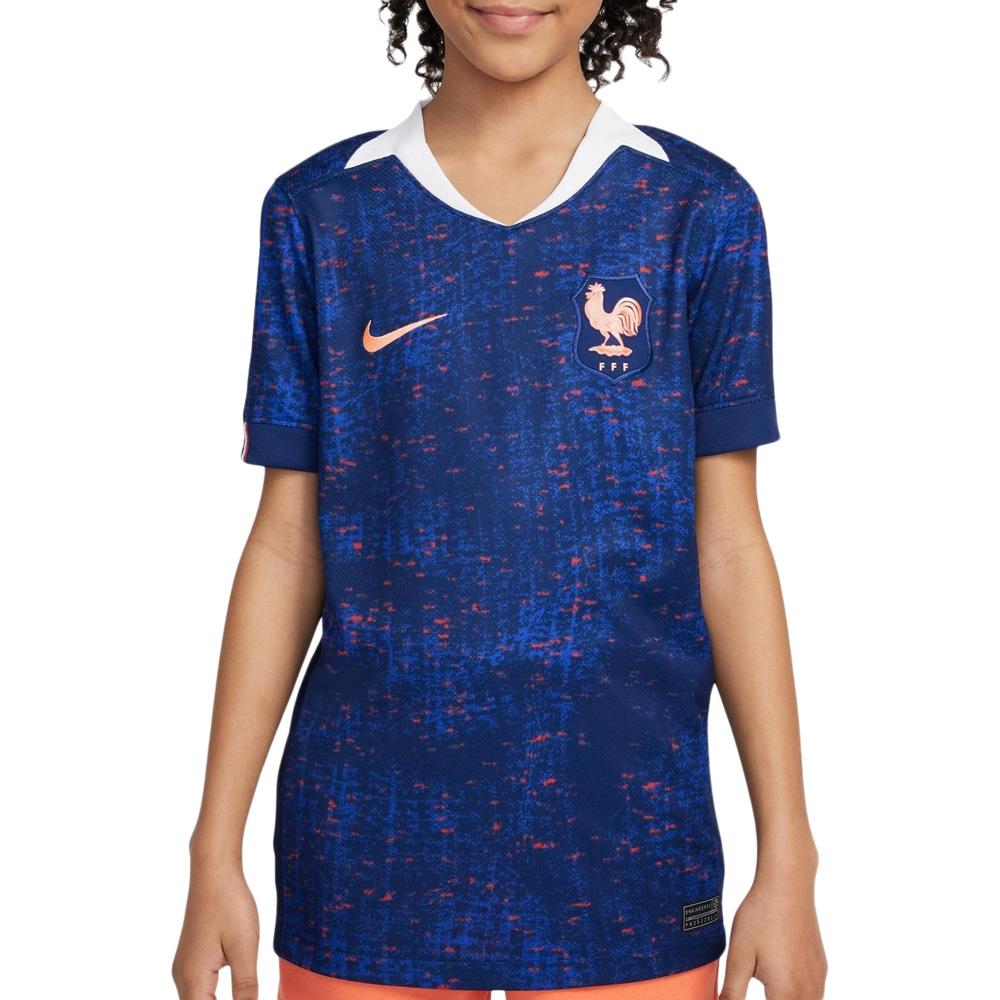 Equipe de France Maillot Fille Domicile Nike 2025 pas cher
