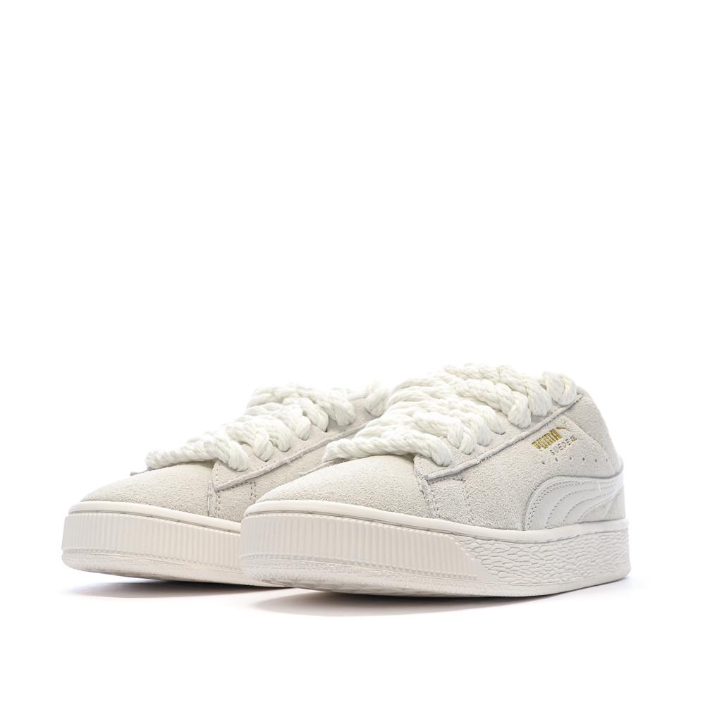 Baskets Beige Mixte Puma Suede Xl Rope vue 6