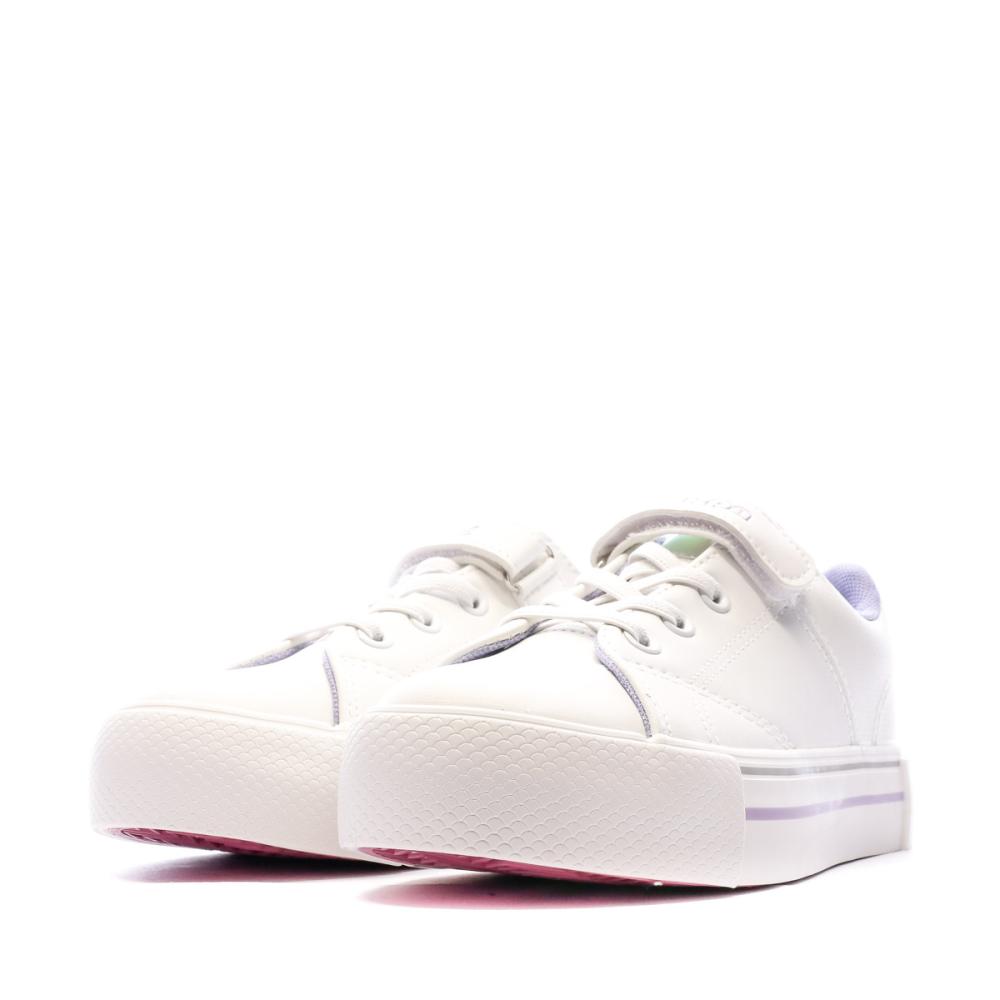 Baskets à scratch Blanche Fille Kappa Tudy vue 6