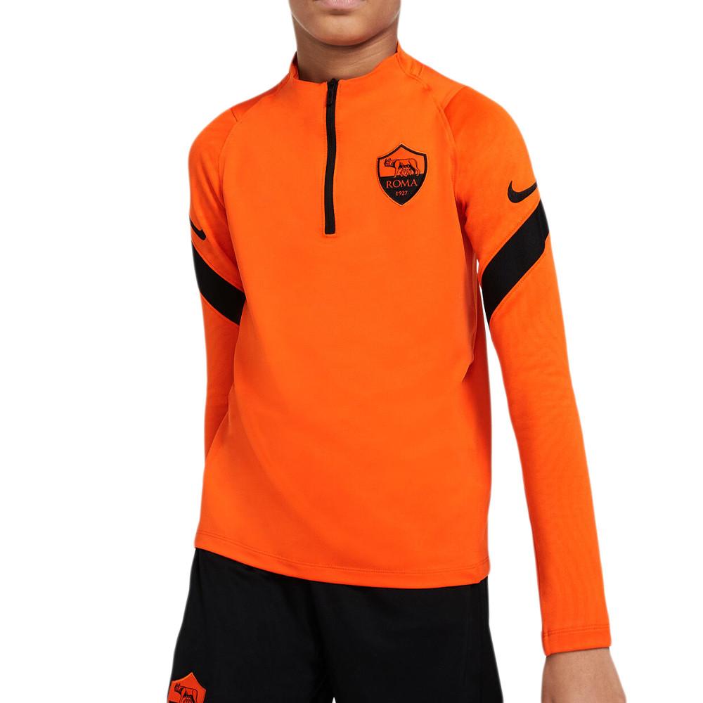 AS Roma Sweat Training Orange Junior Nike 20/21 pas cher