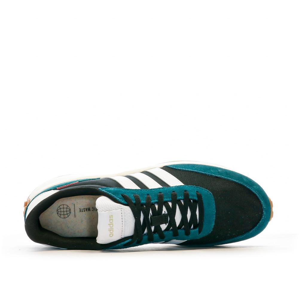 Baskets Bleu Canard / Noir Homme Adidas Run 70s vue 4