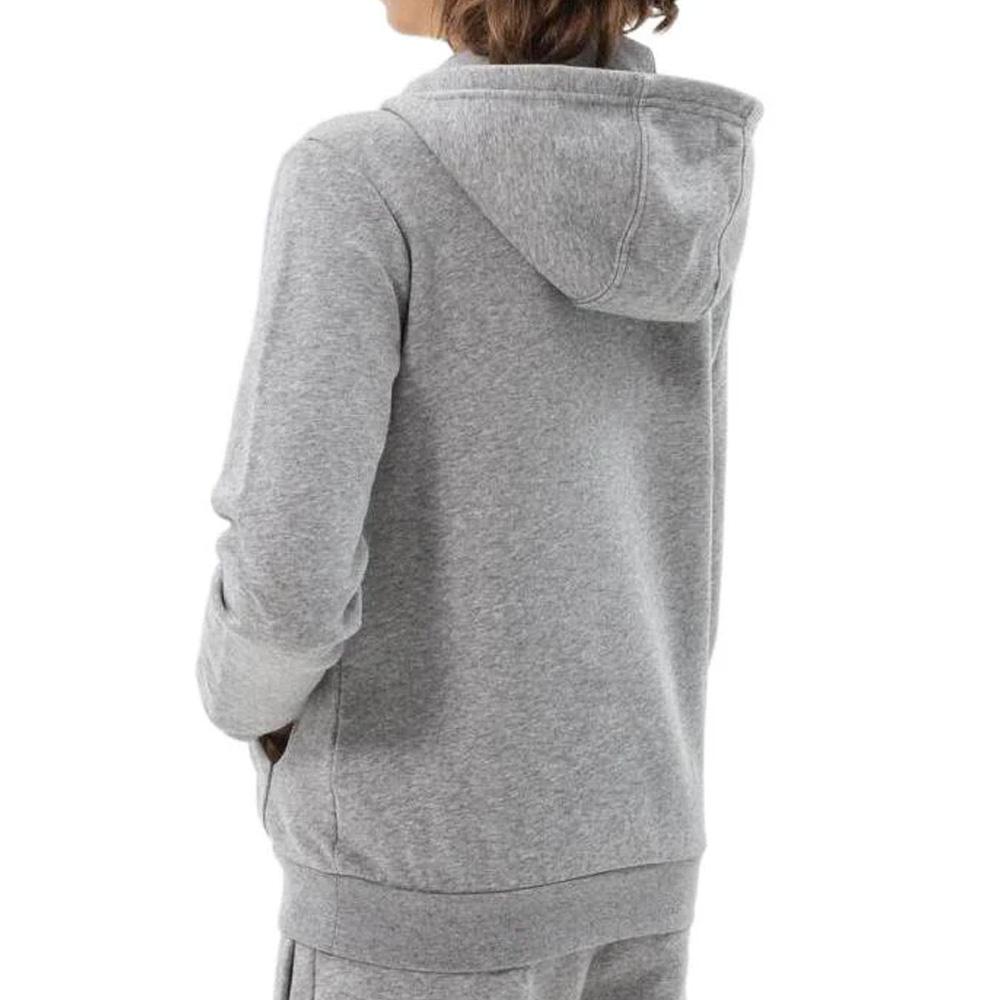 Sweat Gris Fille Adidas Hoodie vue 2