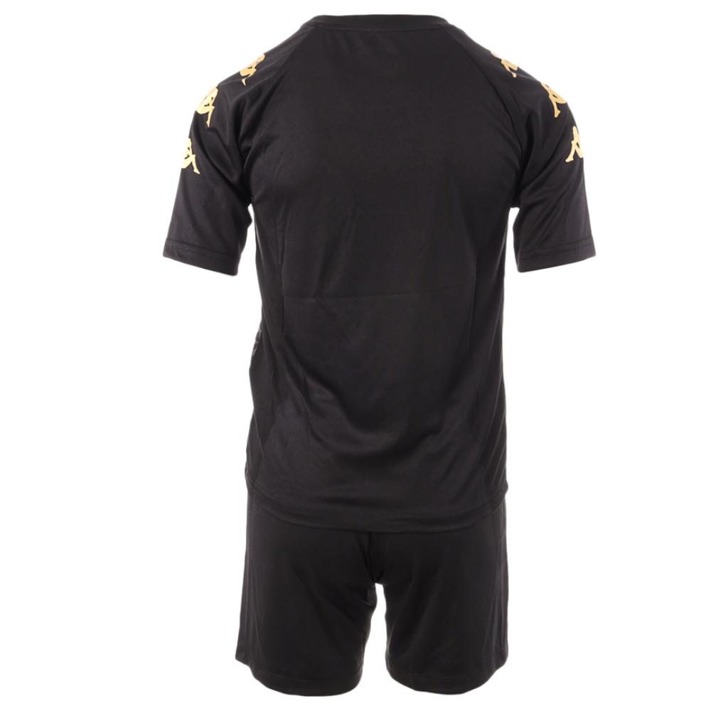 Ensemble de Football Noir Garçon Kappa Marcelo vue 2