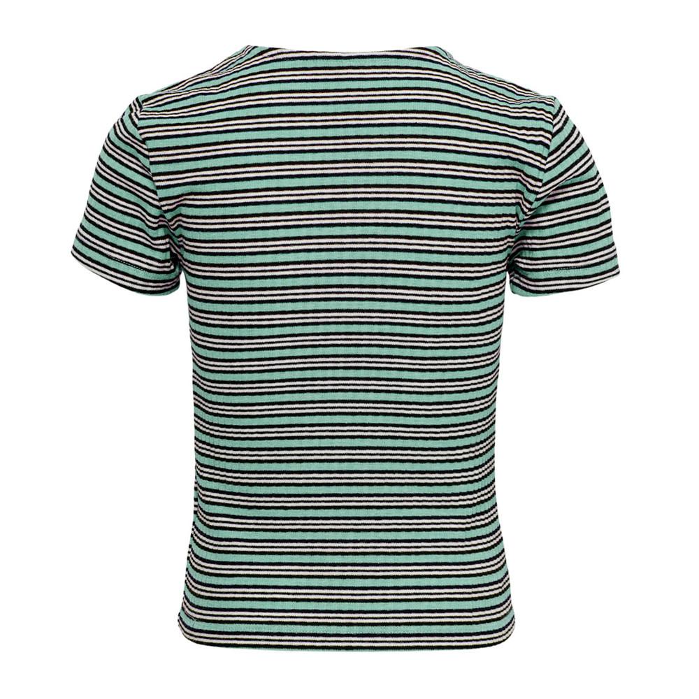 T-shirt Vert d'eau Fille Kids ONLY Nella vue 2