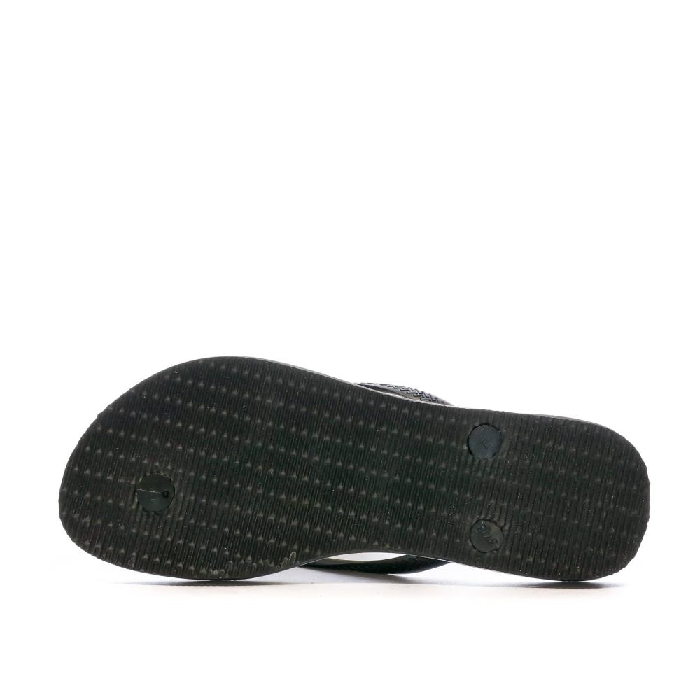 Tongs Noir à Motifs Femme Havaianas Slim Leopard vue 2