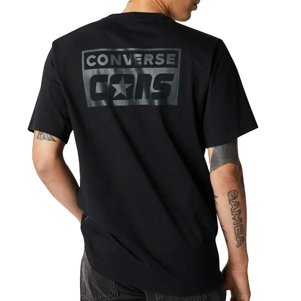 T-shirt Noir Homme Converse Graphic vue 2