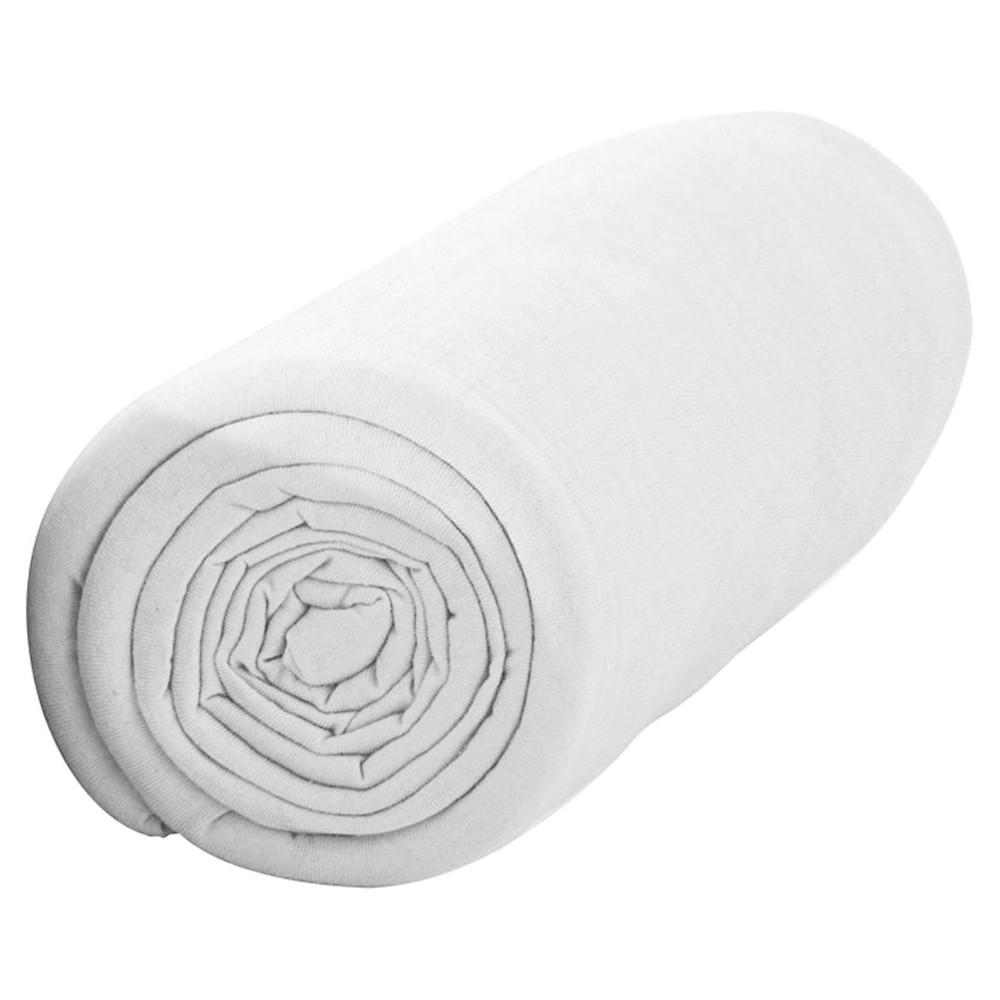 Drap Housse 2 Personnes Blanc Today 140x190 pas cher