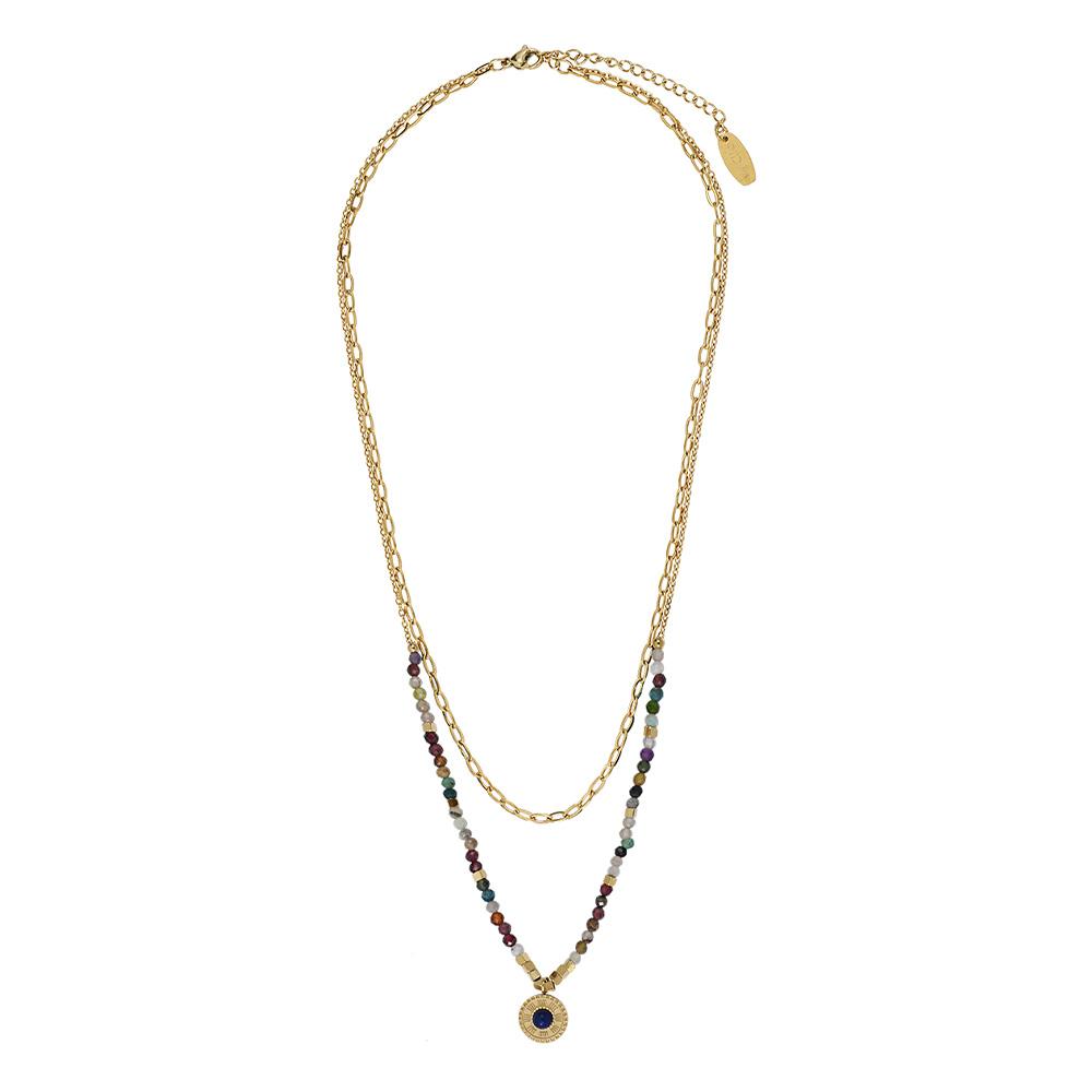 Collier Bleu/Violet Femme Clio Blue CO3938SD pas cher