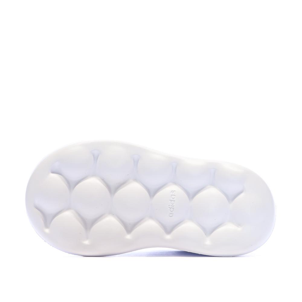 Baskets Blanches/Noir Garçon/Fille bébé Adidas Advantage vue 5