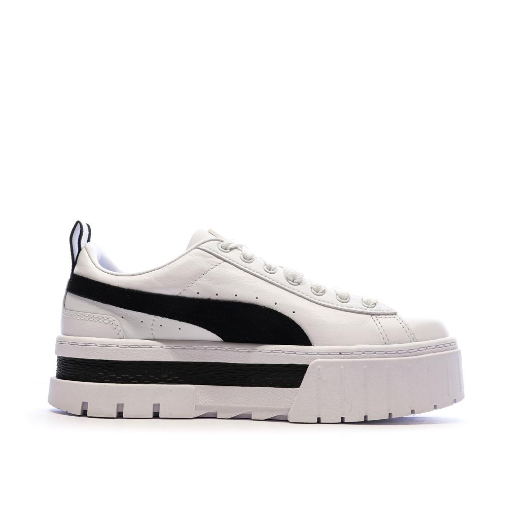 Baskets Blanc/Noir Femme Puma Mayze 381983 vue 2