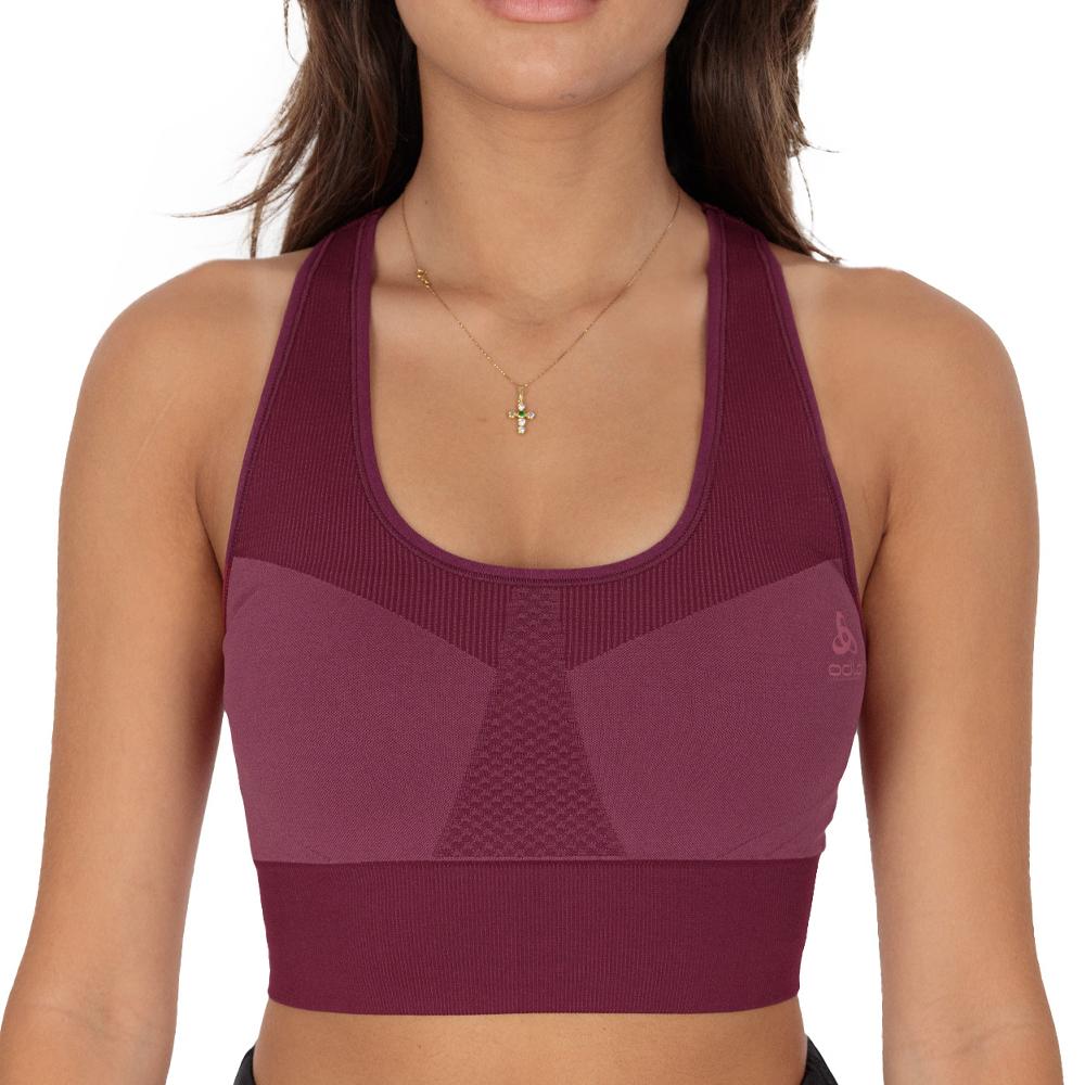 Brassière Rouge Femme Odlo Seamless pas cher