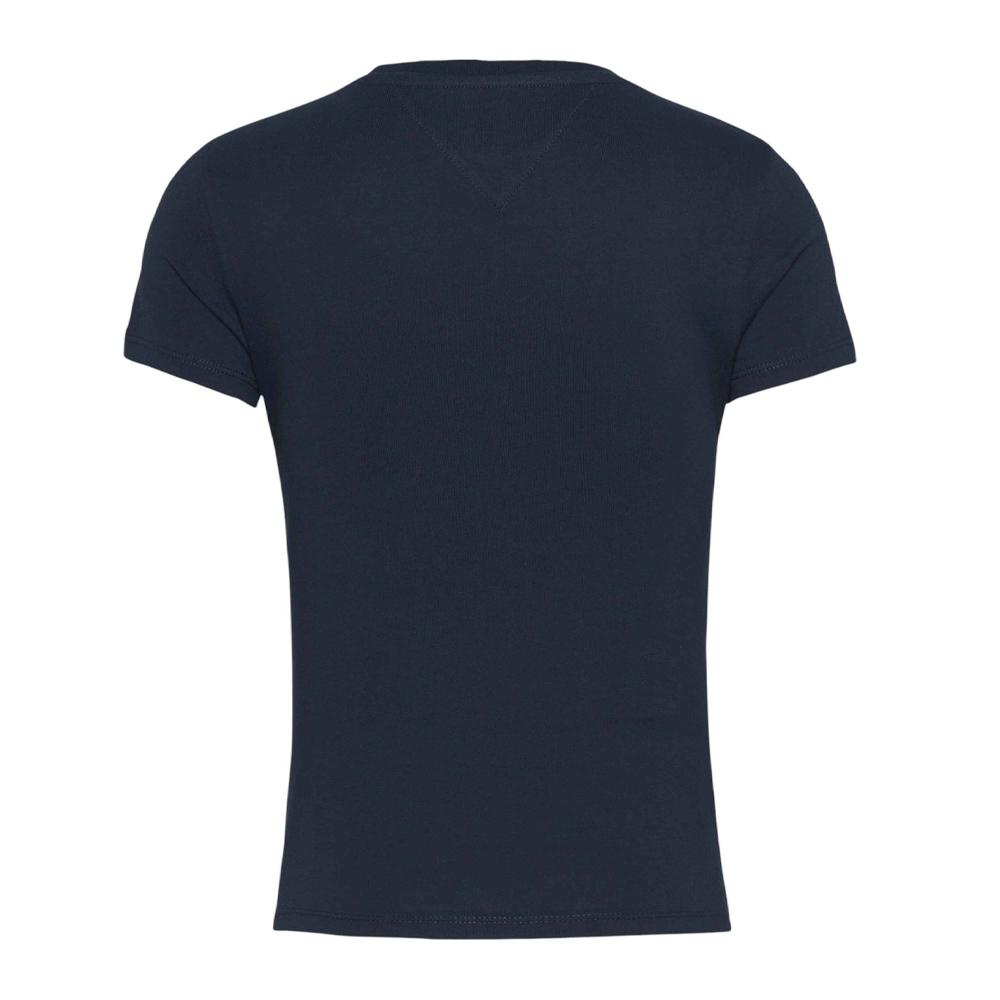 T-Shirt Marine Femme Tommy Hilfiger Slim vue 2