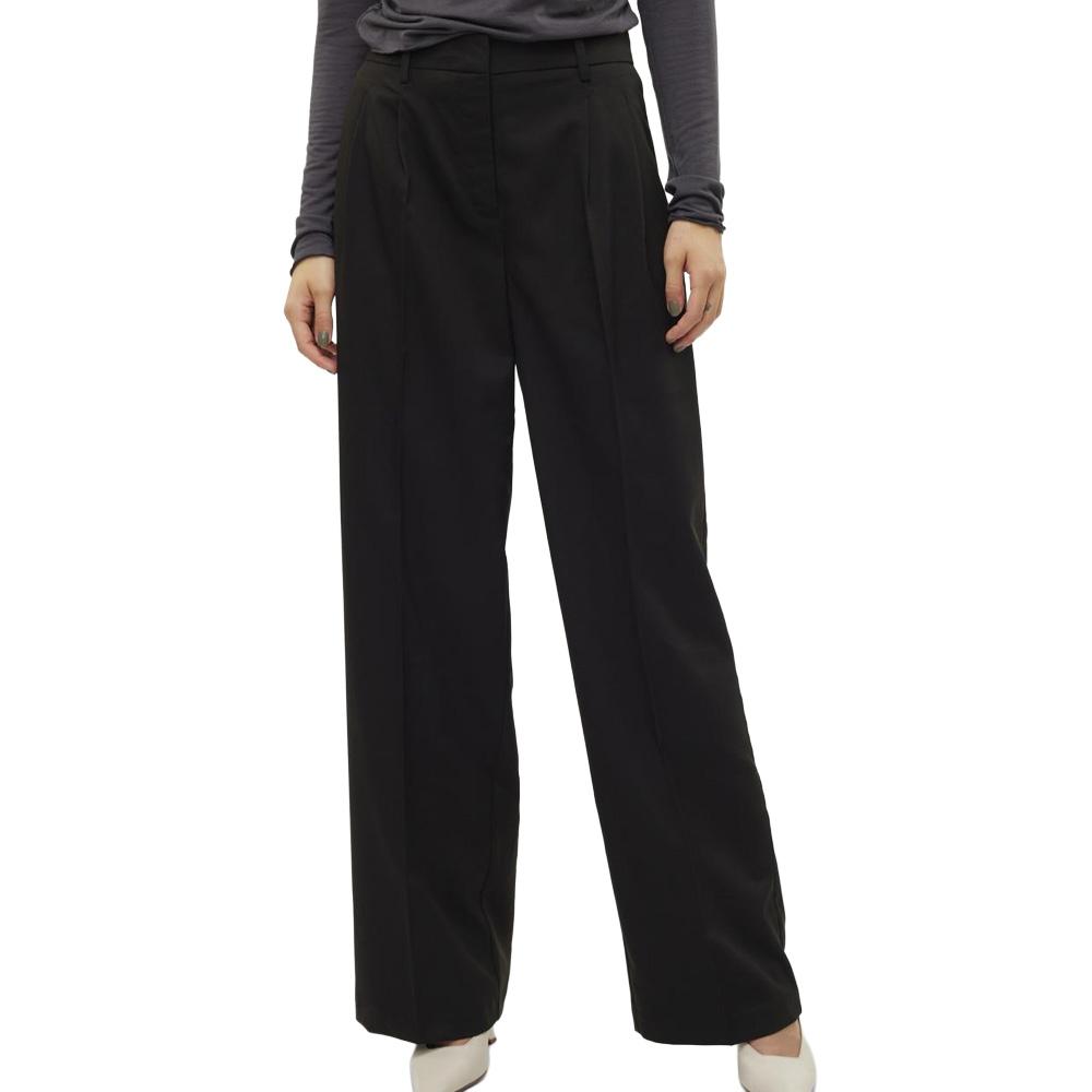 Pantalon fluide Noir Femme Vero Moda Nila pas cher