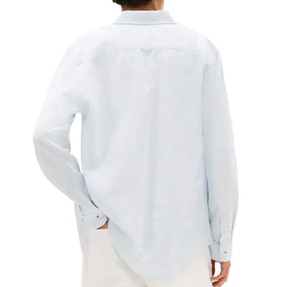 Chemise Bleu Clair Homme Tommy Hilfiger Tjm vue 2