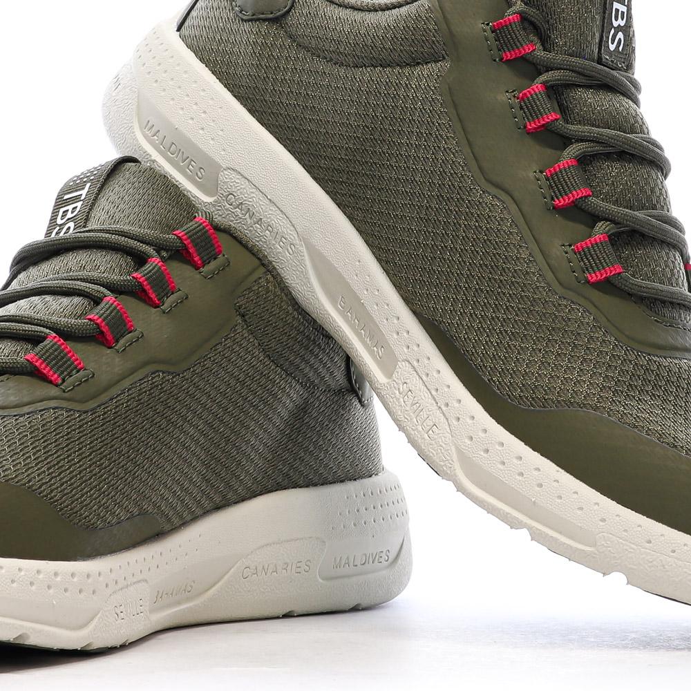Baskets Kaki Femme TBS JAZZEVO vue 7