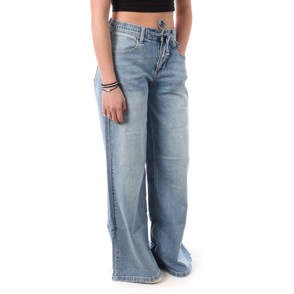 Jean Large Bleu Femme Monday Premium Denim pas cher