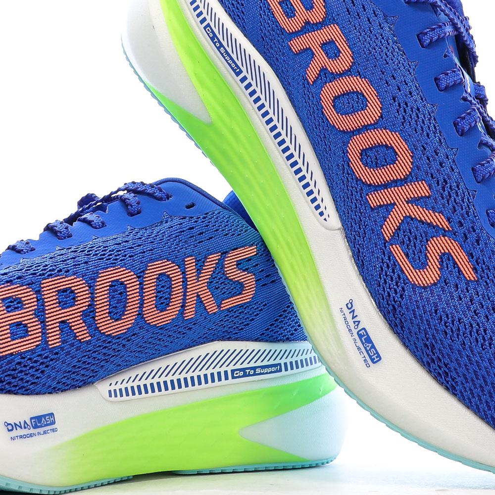 Chaussures de Running Bleu Femme Brooks Hyperion Gts 2 vue 7