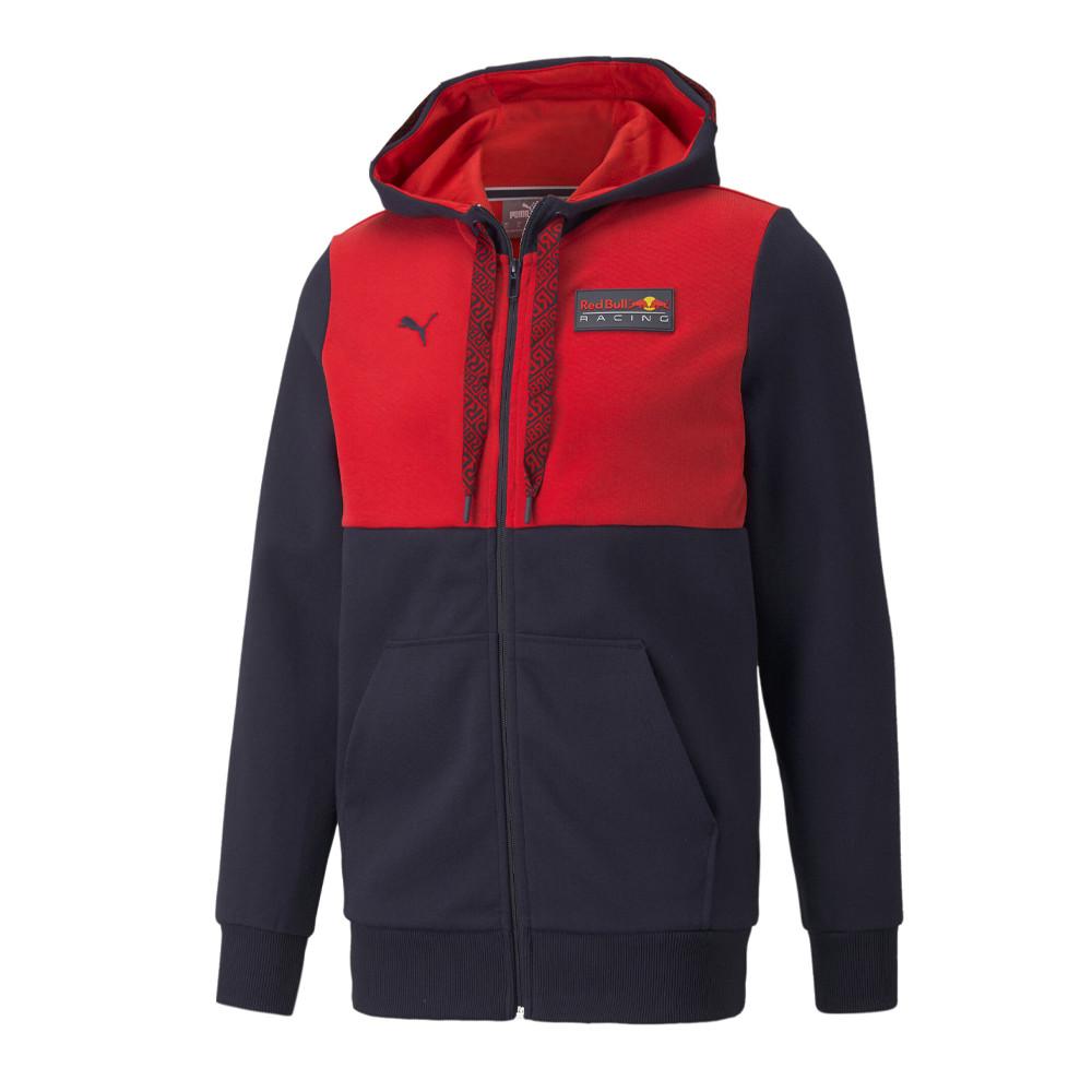 Sweat zippé Marine/Rouge Homme Red Bull pas cher