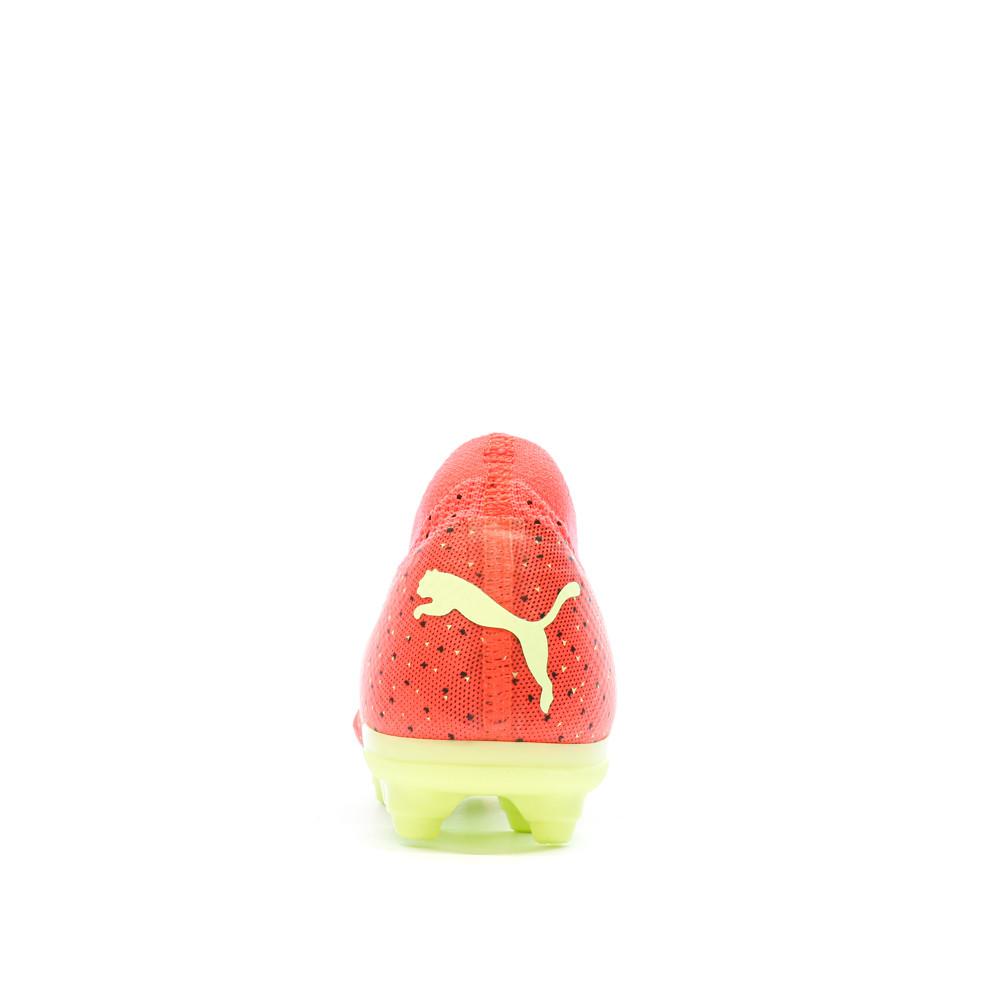Chaussures de football Orange/Jaune Garçon Puma future Z 3 vue 3