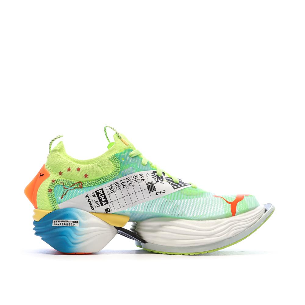 Chaussures de Running Vert/Bleu Homme Puma Nitro Elite 2 vue 2